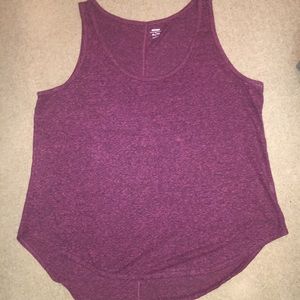Plum Tank-like Blouse